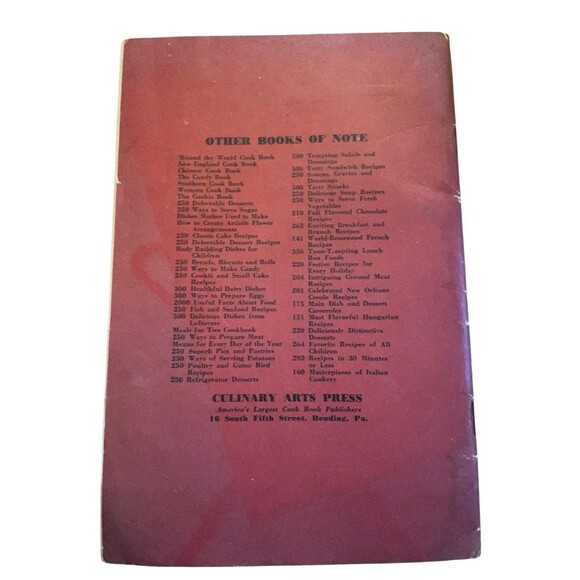Vintage 1936 Pennsylvania Dutch Cook Book Of Fine Old Recipes - Picture 3 of 7